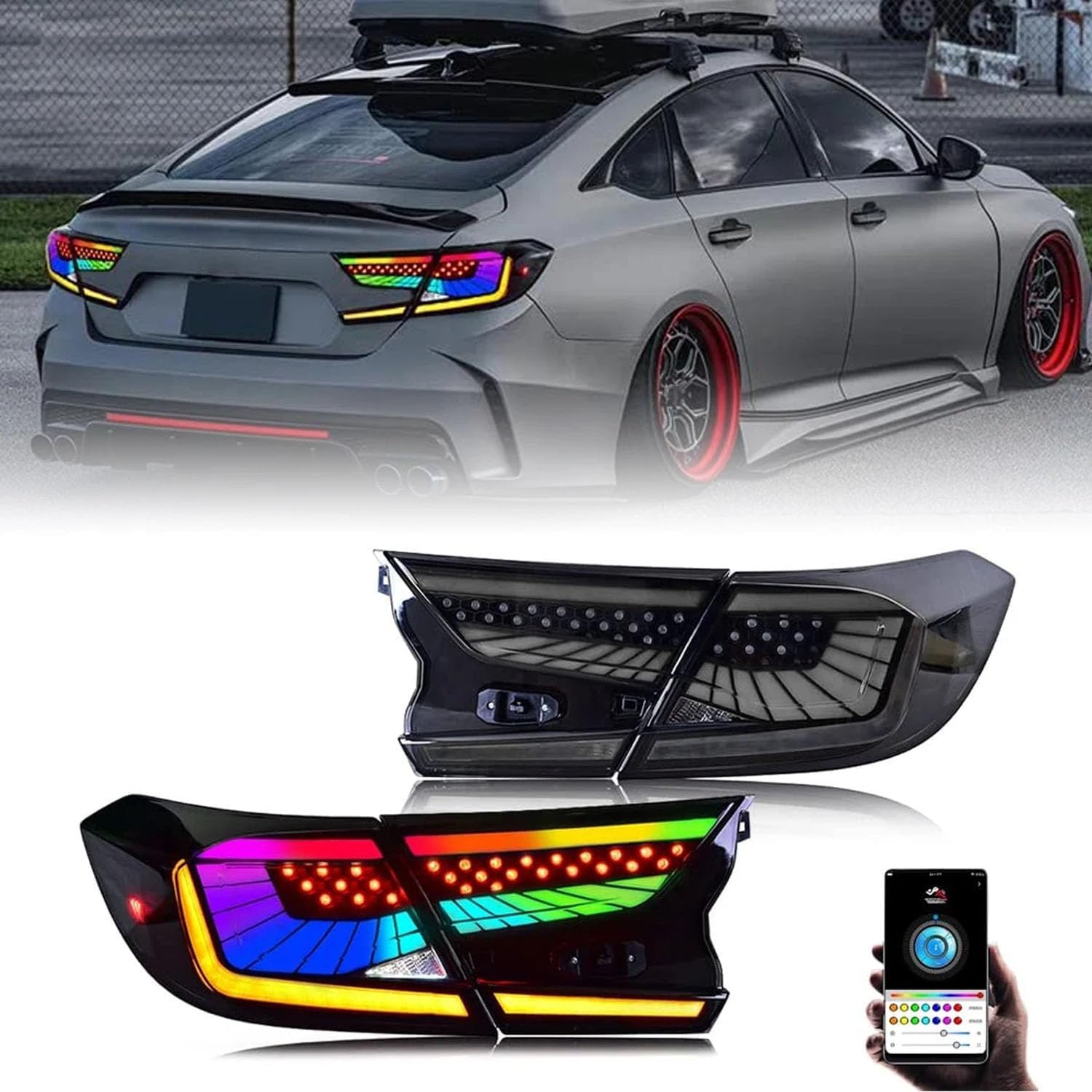 Car Rear Tail Light For Accord 10th Gen 2018 2019 2020 2021 2022