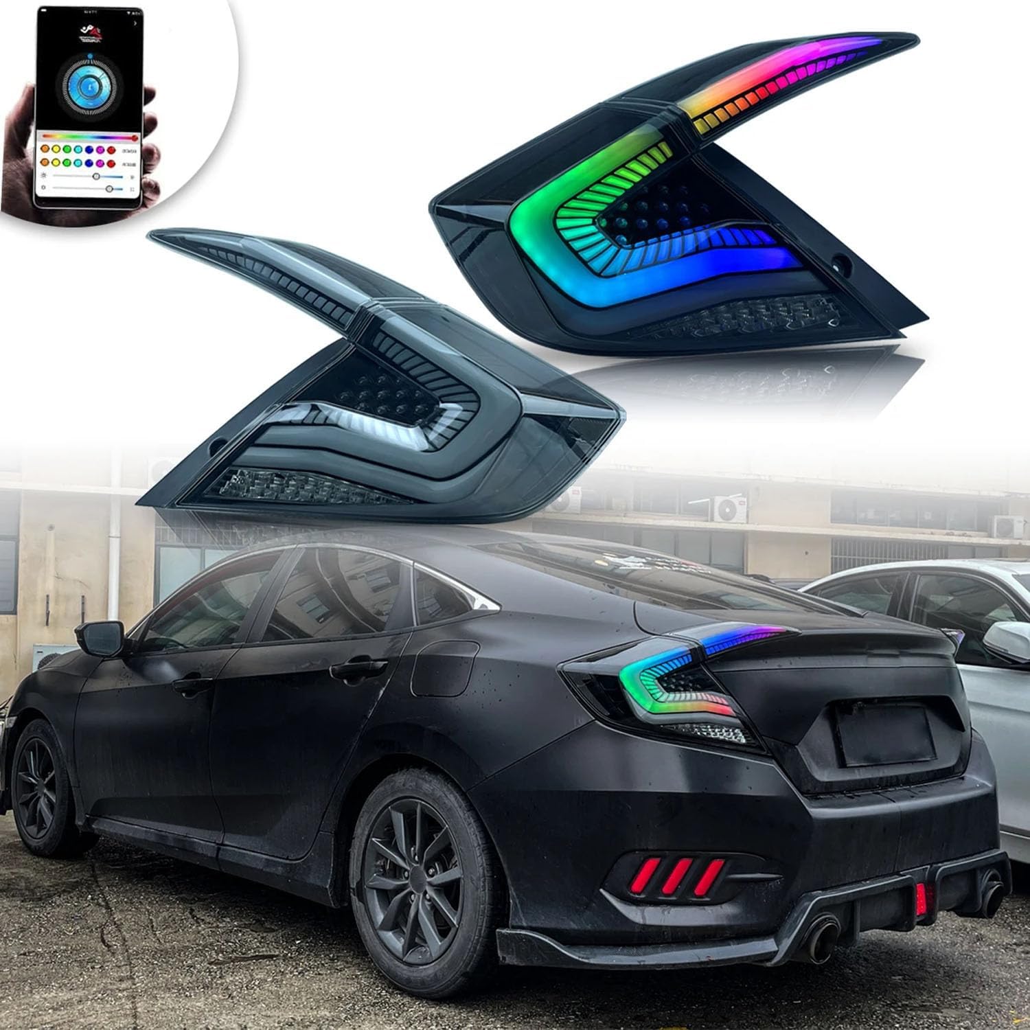 Car Rear Tail Light For Civic 10th