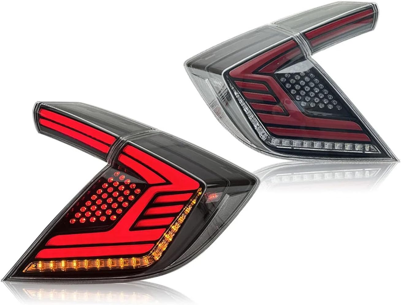 Car Rear Tail Light For Civic Hatchback 10th Generación 2020 2021