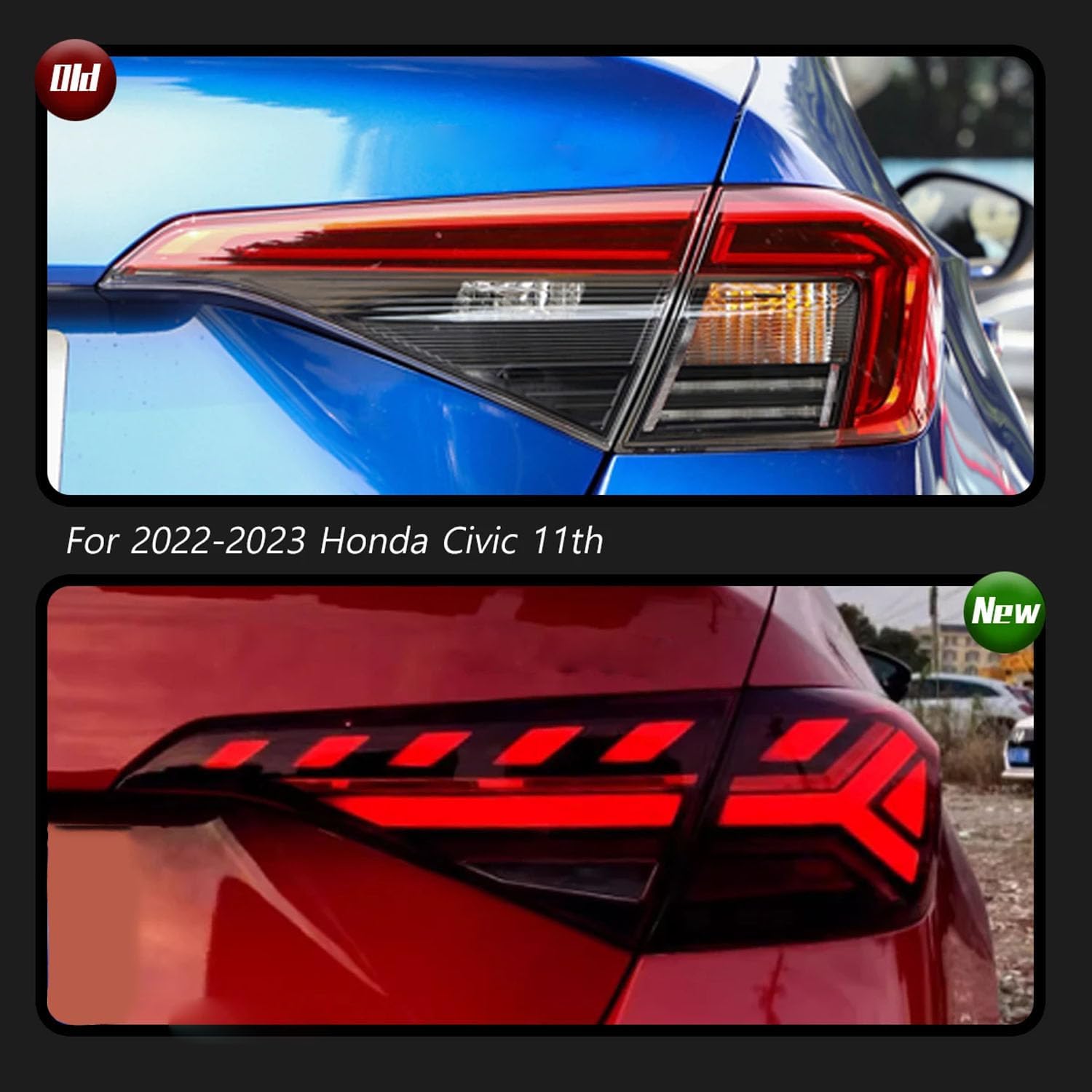 Car Rear Tail Light For Civic 11 2022 2023