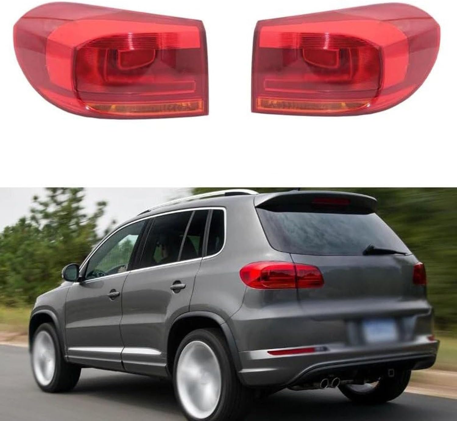 Car Rear Tail Light For VW Tiguan 2012 2013 2014 2015 2016 2017