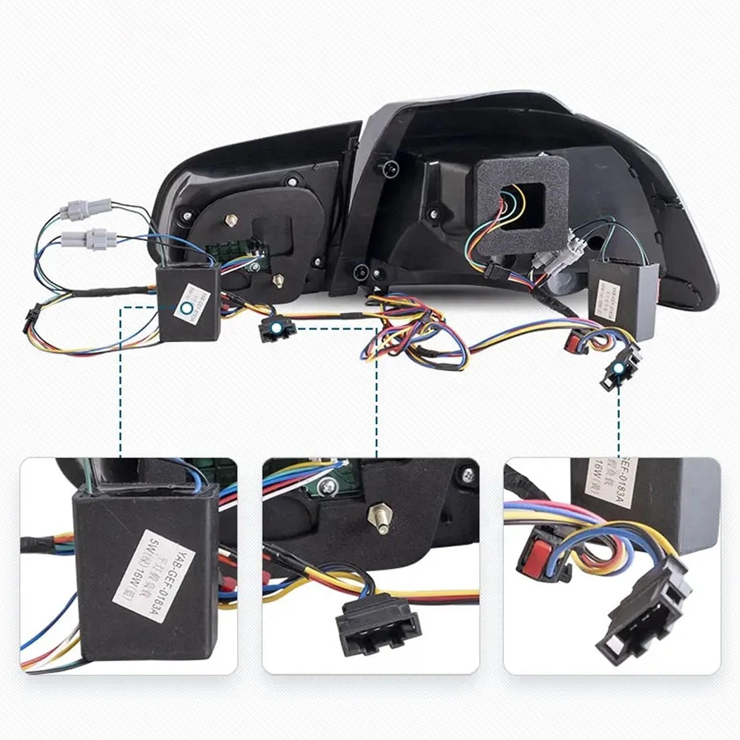 Car Rear Tail Light For VW Golf 6 Dragon Scale MK6 Golf R20 GTD 2008-2014