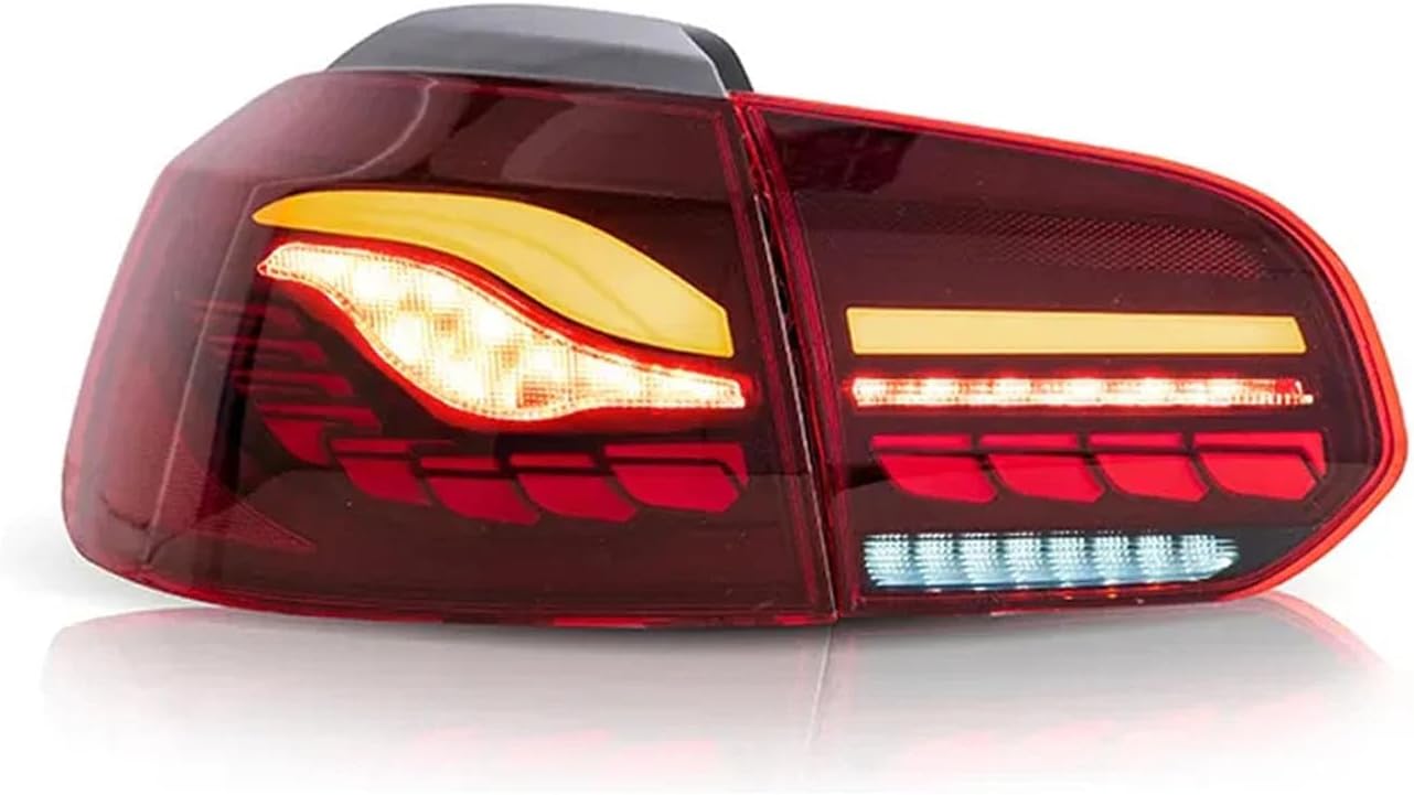 Car Rear Tail Light For VW Golf 6 Dragon Scale MK6 Golf R20 GTD 2008-2014