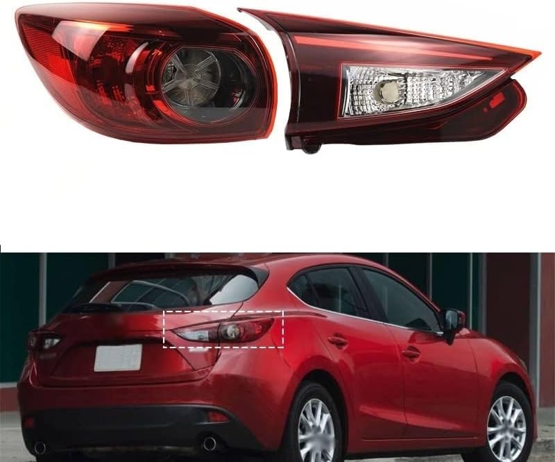Car Rear Tail Light For Mazda 3 Axela Hatchback 2013 2014 2015 2016