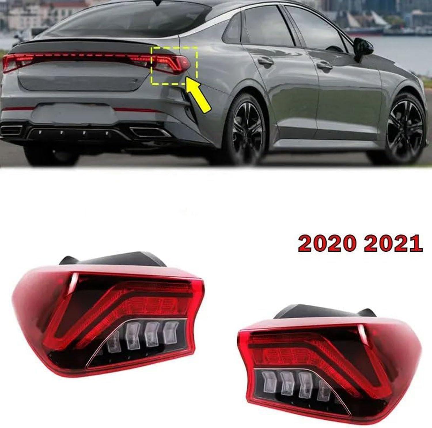 Car Rear Tail Light For Kia Optima K5 2020 2021
