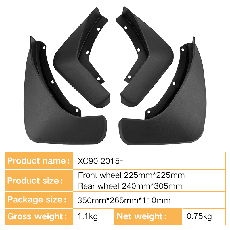 Mudguards for Volvo XC90 2015-2023
