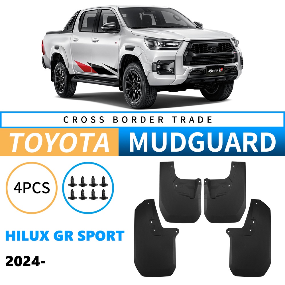 Mudguards for Toyota Hilux GR Sport 2024-2025