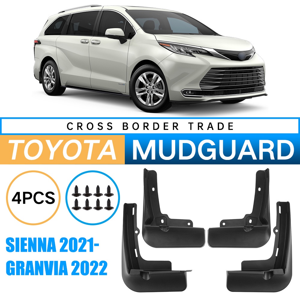 Mudguards for Toyota Granvia 22 Sienna 2021-2025