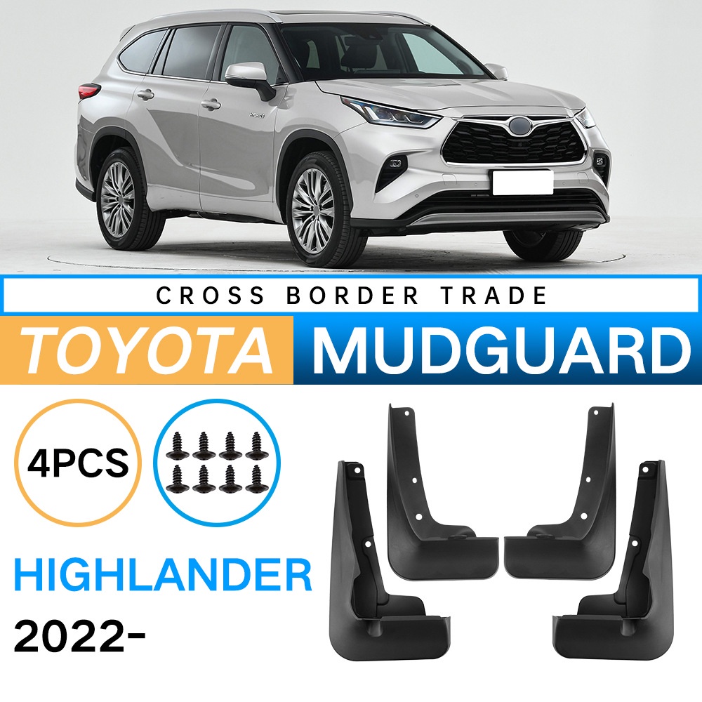 Mudguards for Toyota Highlander 2022-2025