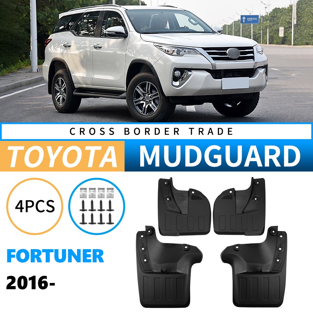 Mudguards for Toyota Fortuner 2016-2025