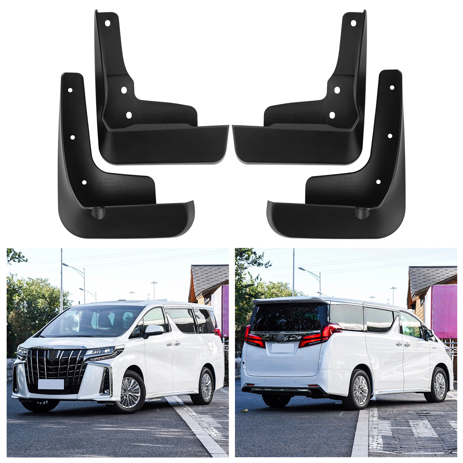 Mudguards for Toyota Alphard 2022-2025