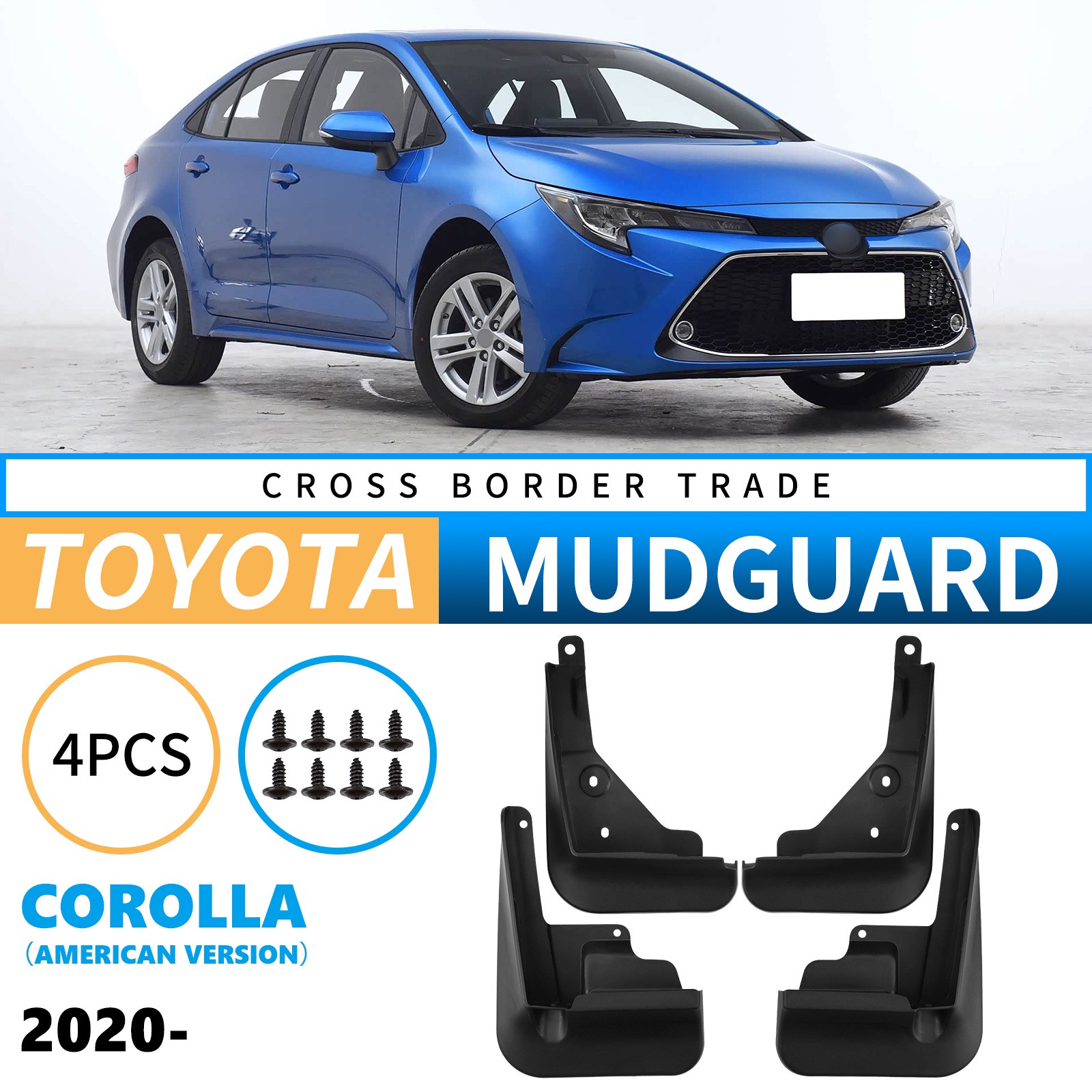 Mudguards for Toyota Corolla 2020-2025 US version