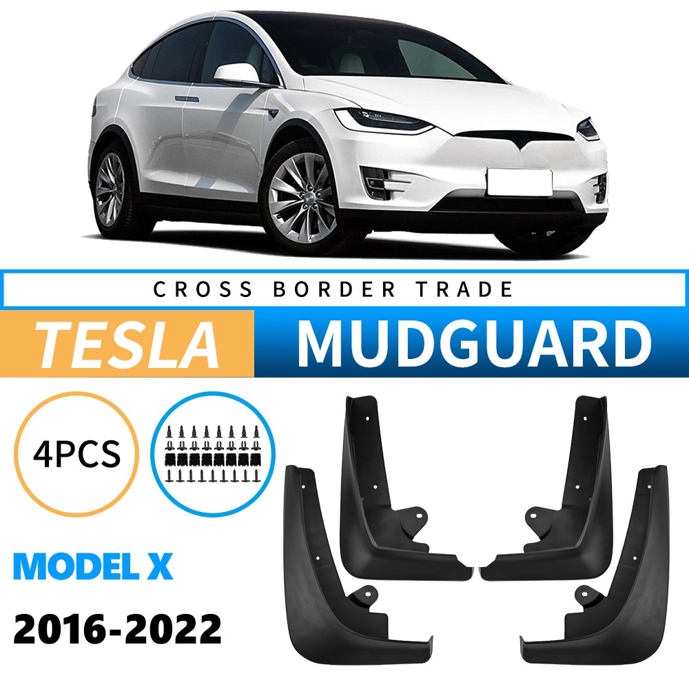 Mudguards for Tesla Model X 2016-2022