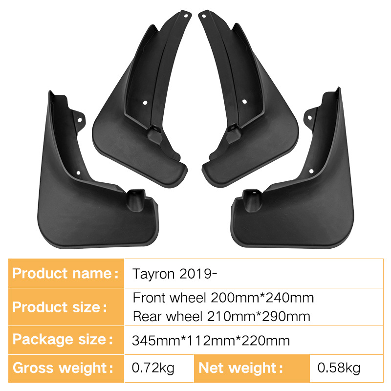 Mudguards for Volkswagen Tayron 2019-2023