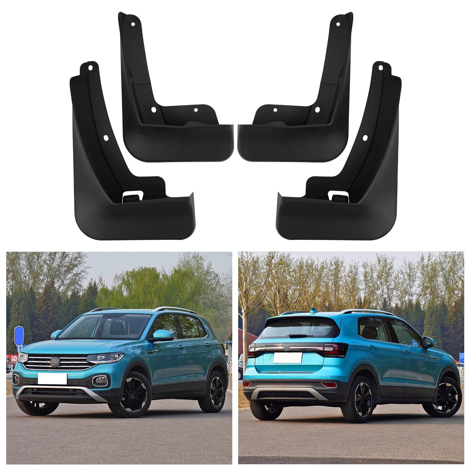 Mudguards for Volkswagen T-Cross 2019-2025