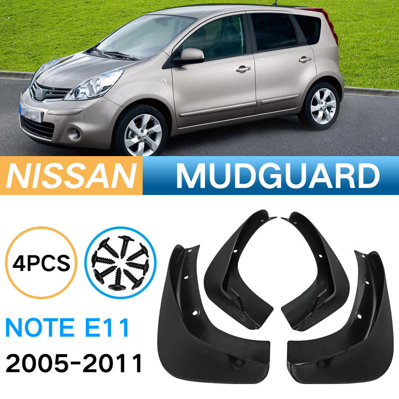Mudguards for Nissan Note 2005 06 07 08 09 E11