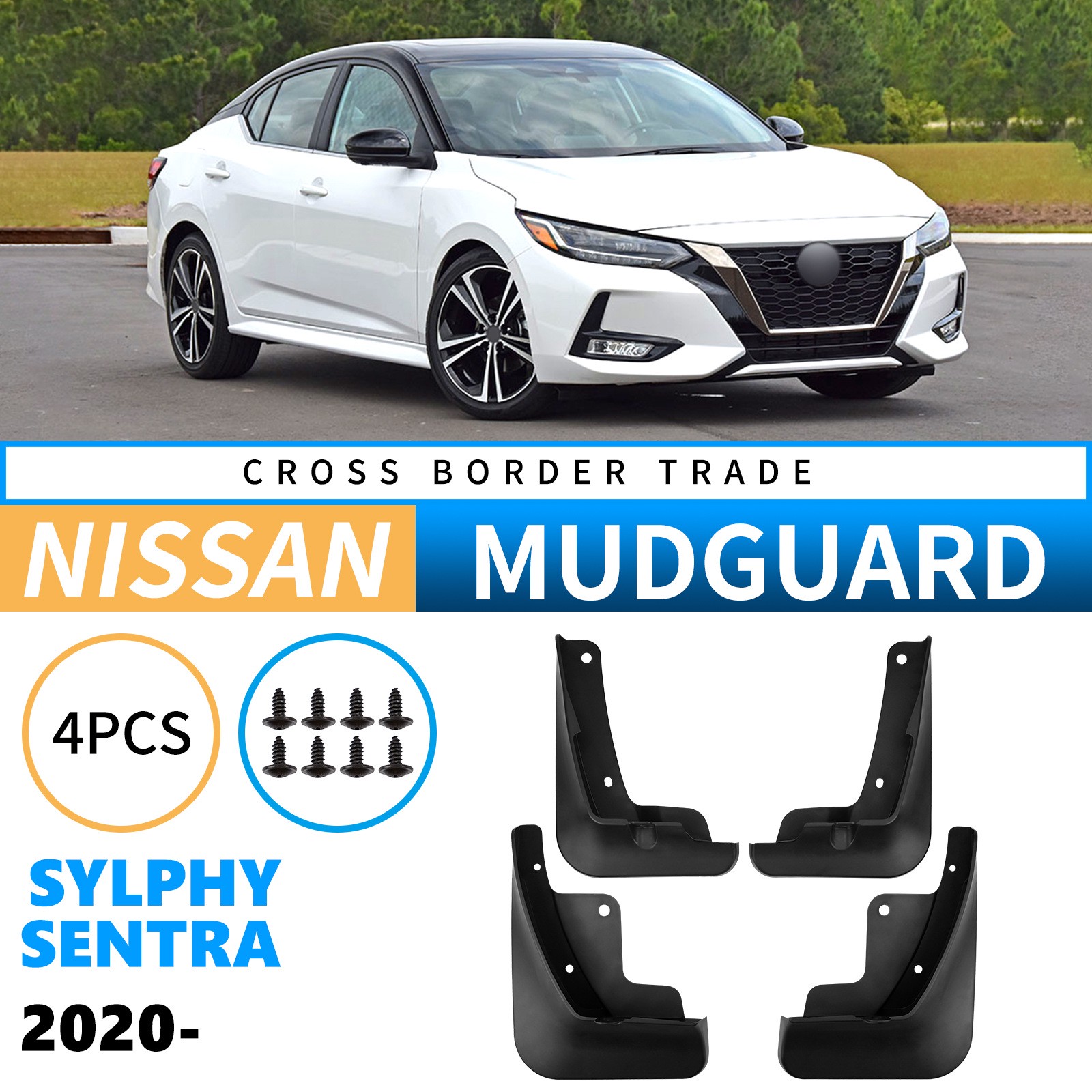 Mudguards for Nissan Sylphy.Sentra 2020-2025