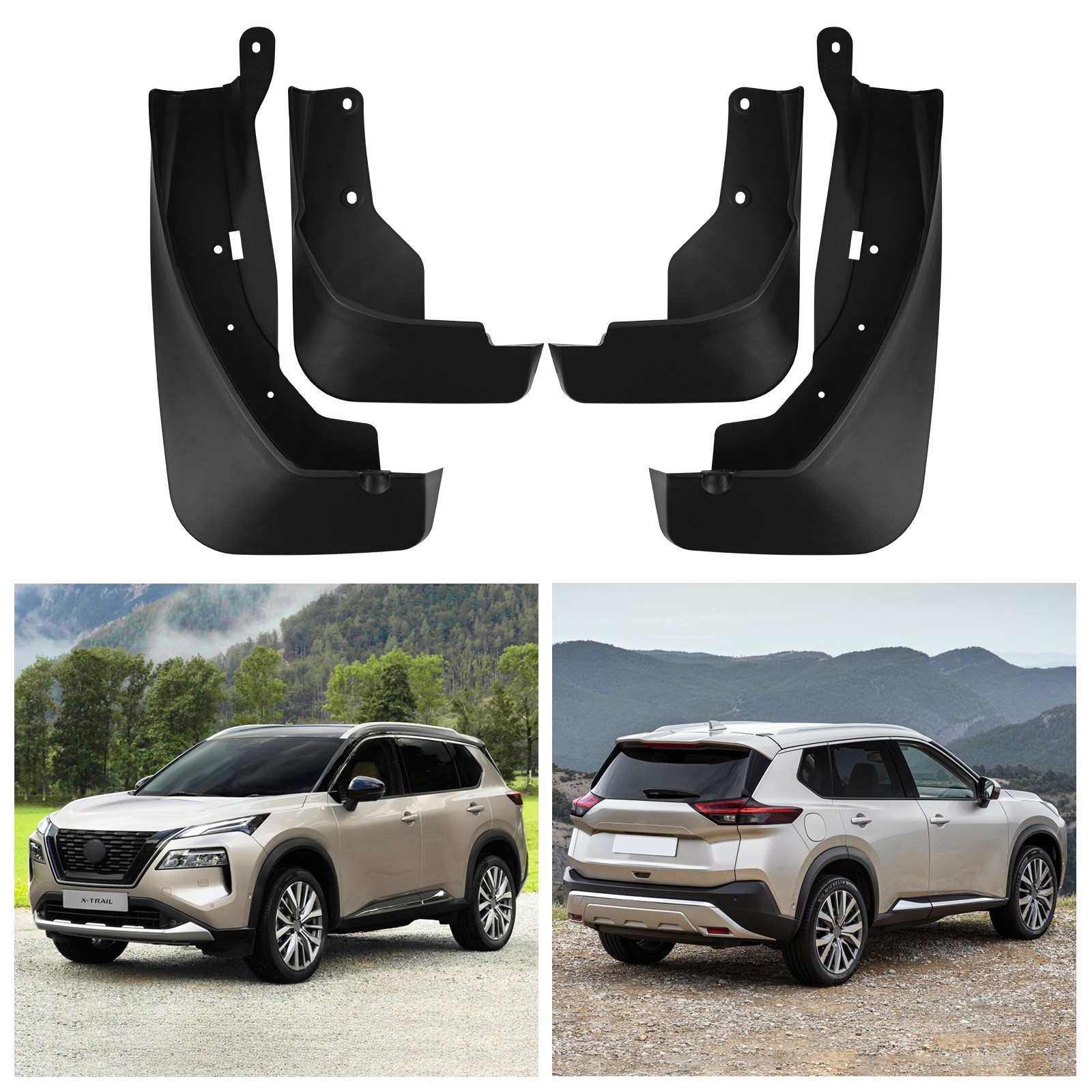 Mudguards for Nissan X-Trail 2021-2025 Rogue