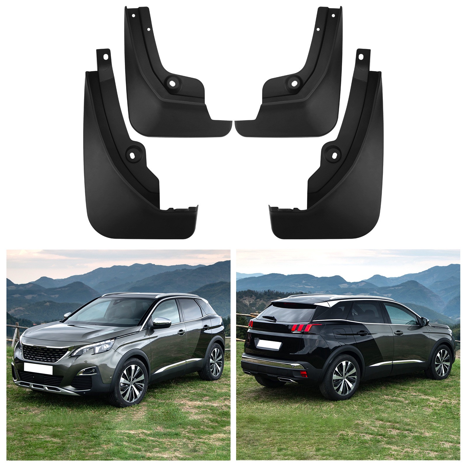 Mudguards for Peugeot 3008GT 4008 2016-2020