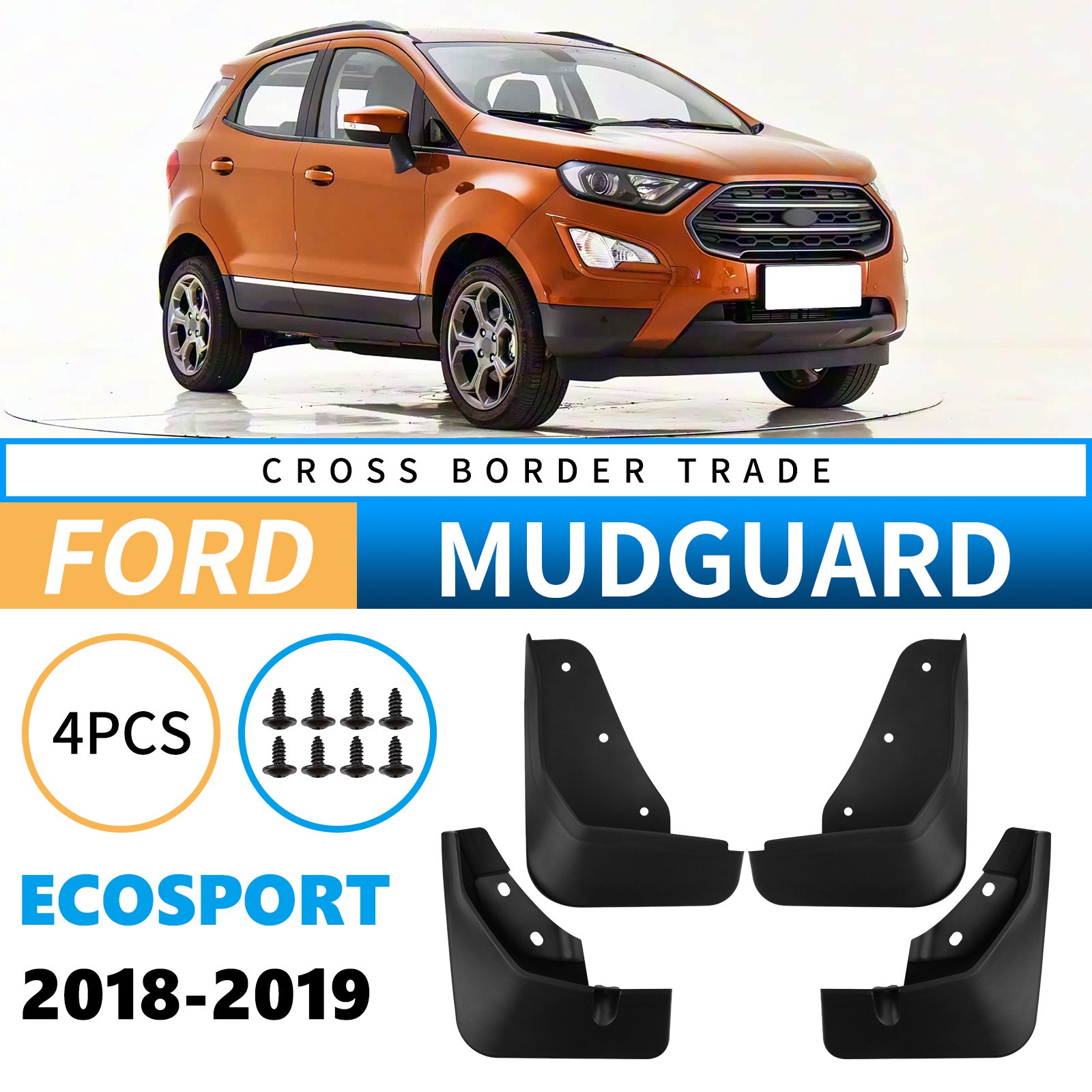 Mudguards for Ford EcoSport 2018-2019
