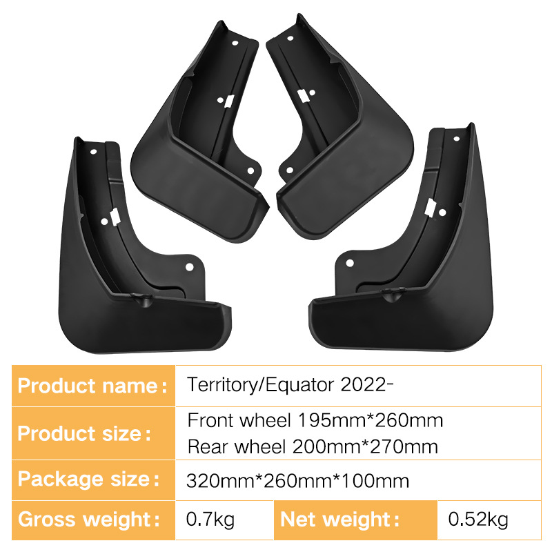 Mudguards for Ford Territory Equator 2022-2024