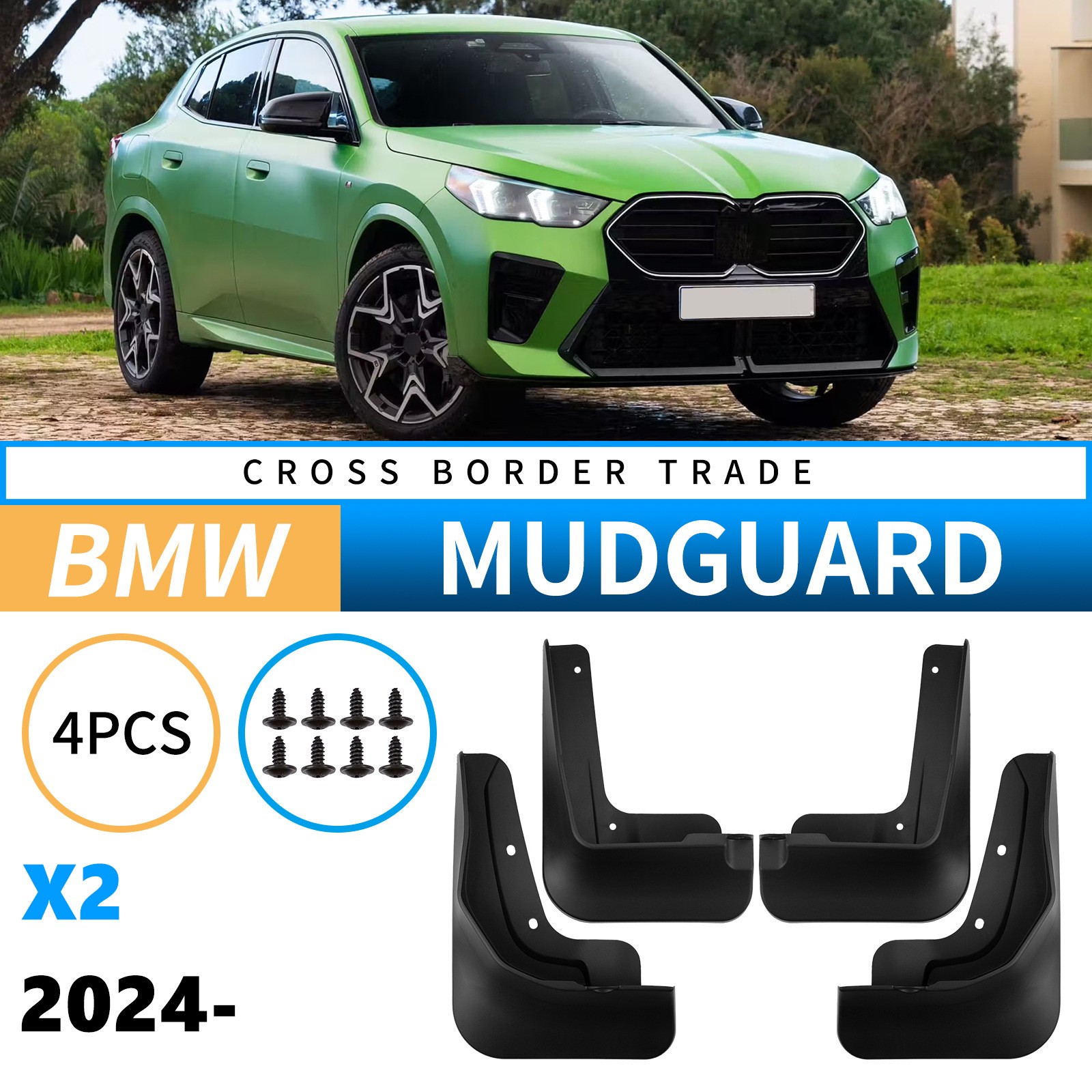 Mudguards for BMW X2 2024-2025