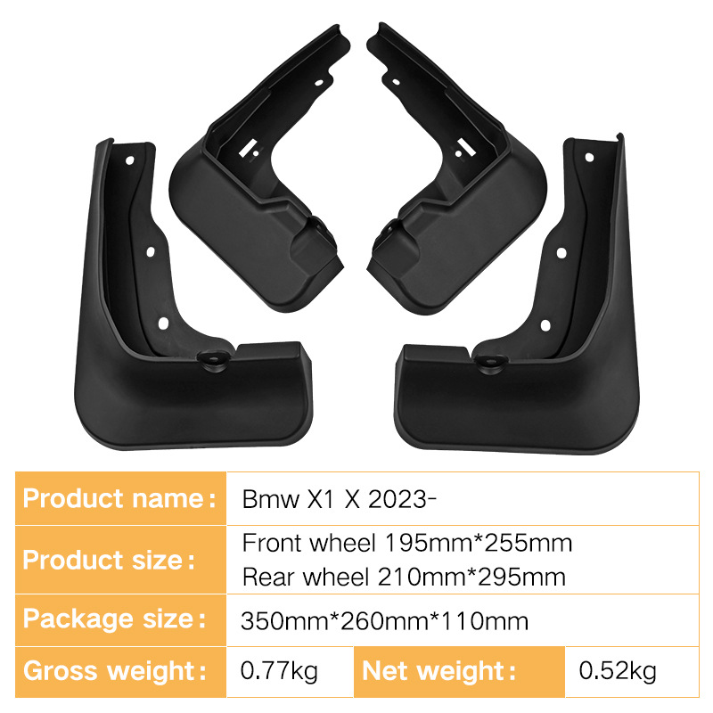 Mudguards for BMW X1 X 2023