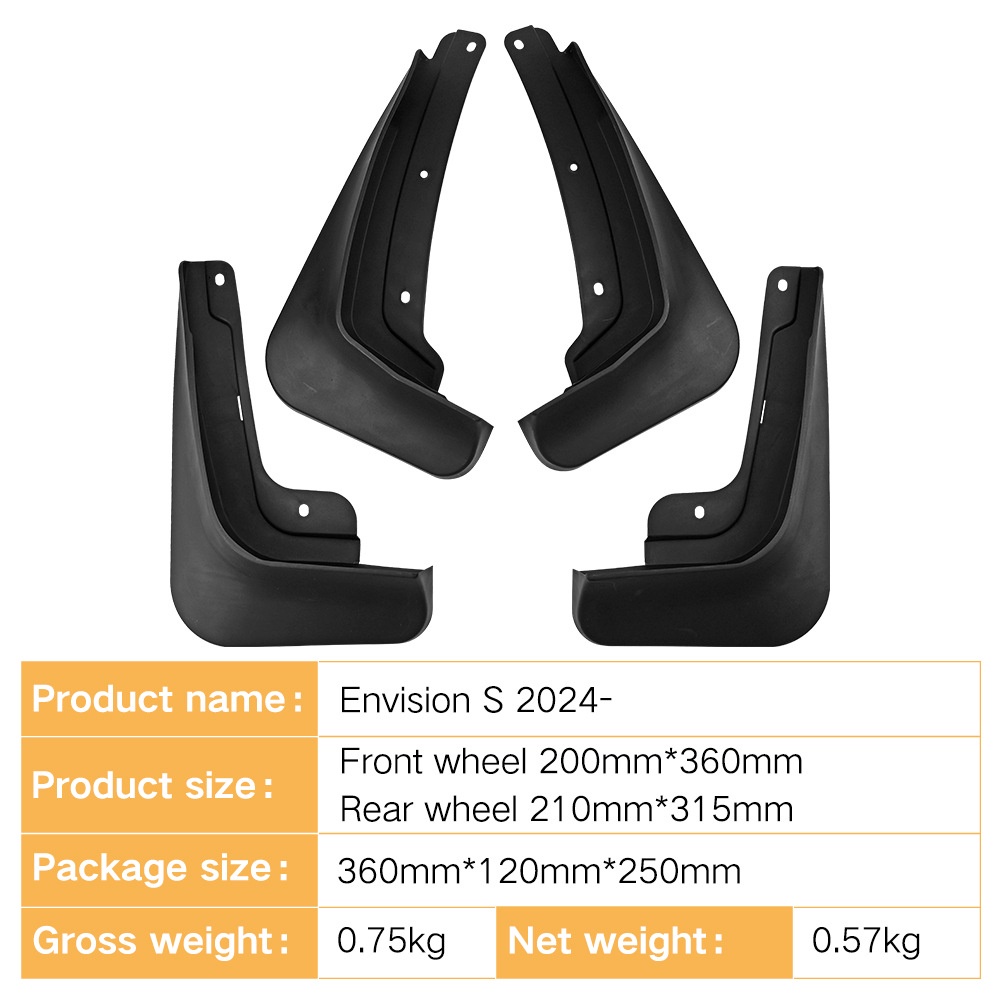 Mudguards for Buick Envision S 2024