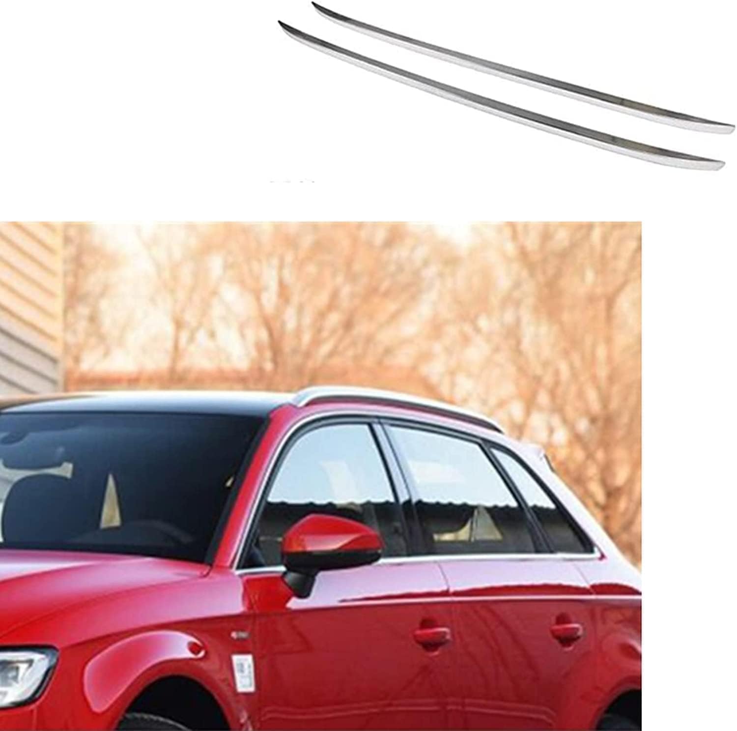 Car roof rack rails for Audi A3 8V Hatchback Sportback 2012-2019