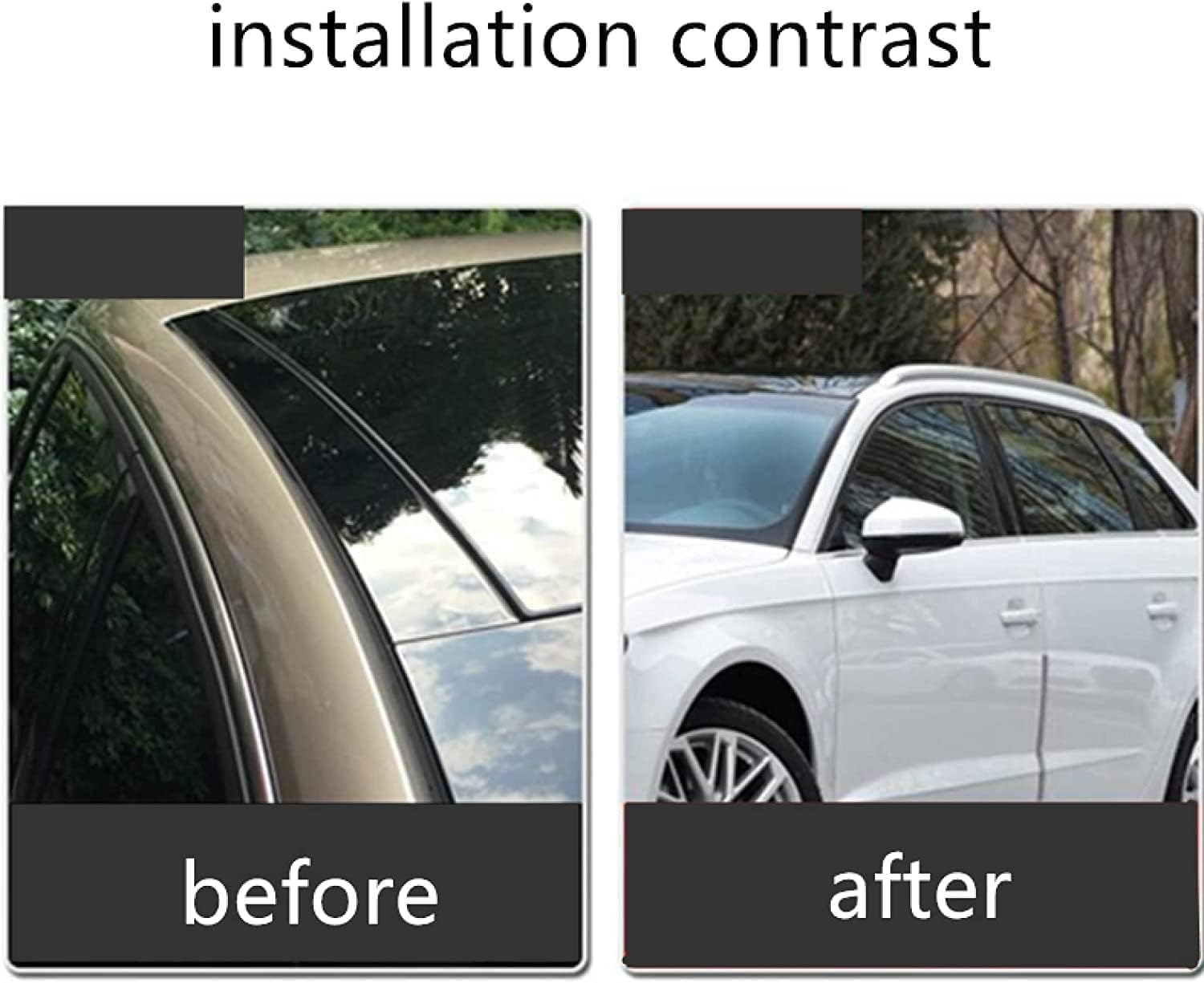 Car roof rack rails for Audi A3 8V Hatchback Sportback 2012-2019