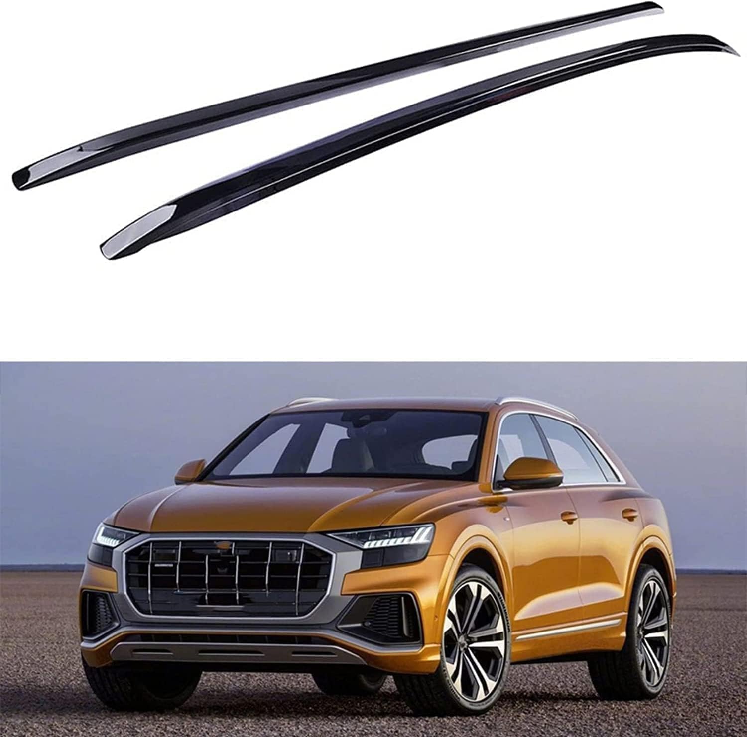 Car roof rack rails for Audi Q8 SQ8 2019-2023