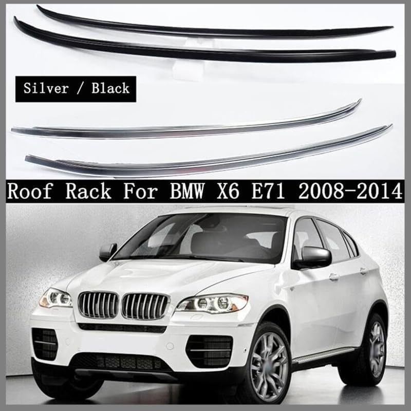 Car roof rack rails for BMW X6 E71 2008 2009 2010 2011 2012 2013 2014