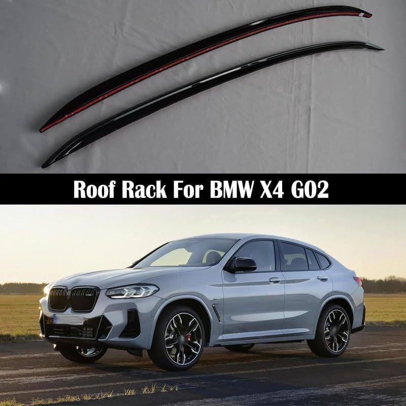 Car roof rack rails for BMW X4 G02 2019-2022