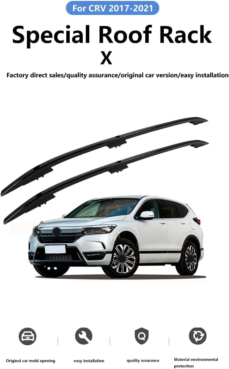 Car roof rack rails for CRV 2017-2021