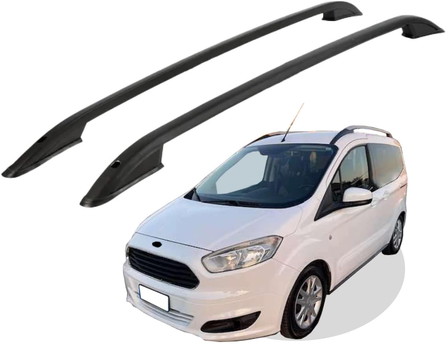 Car roof rack rails for Ford Tourneo Courier 2014+