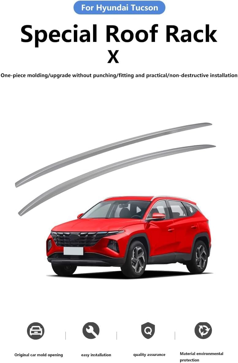 Car roof rack rails for Hyundai Tucson