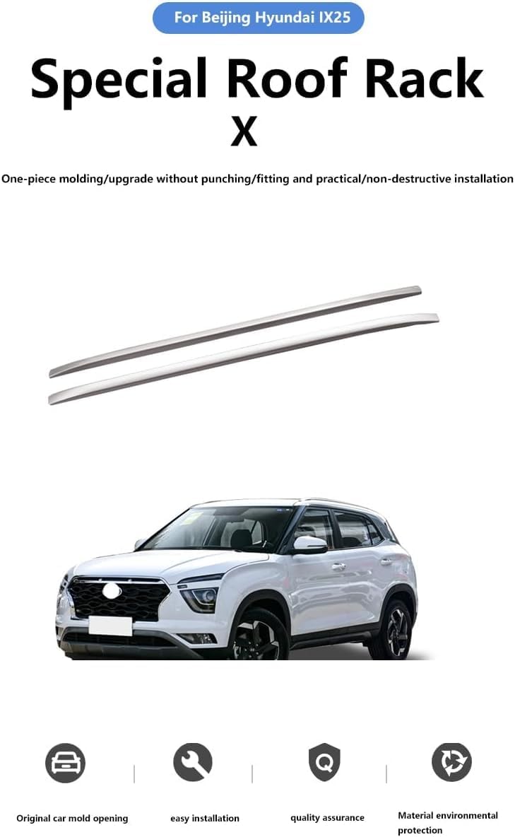 Car roof rack rails for Hyundai IX25