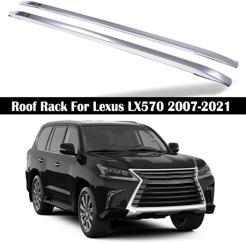 Car roof rack rails for Lexus LX LX570 2008-2021