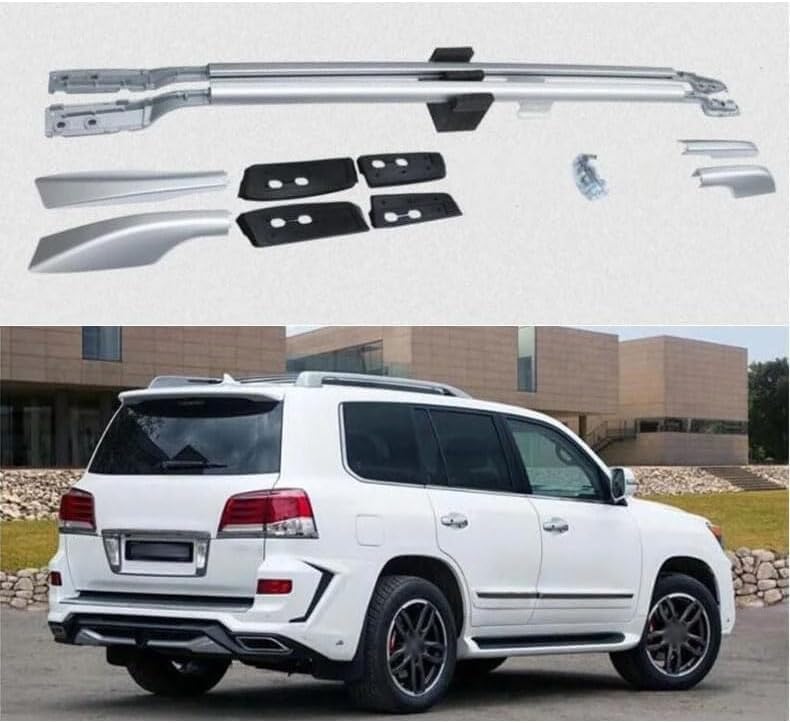 Car roof rack rails for Lexus LX570 2009-2015
