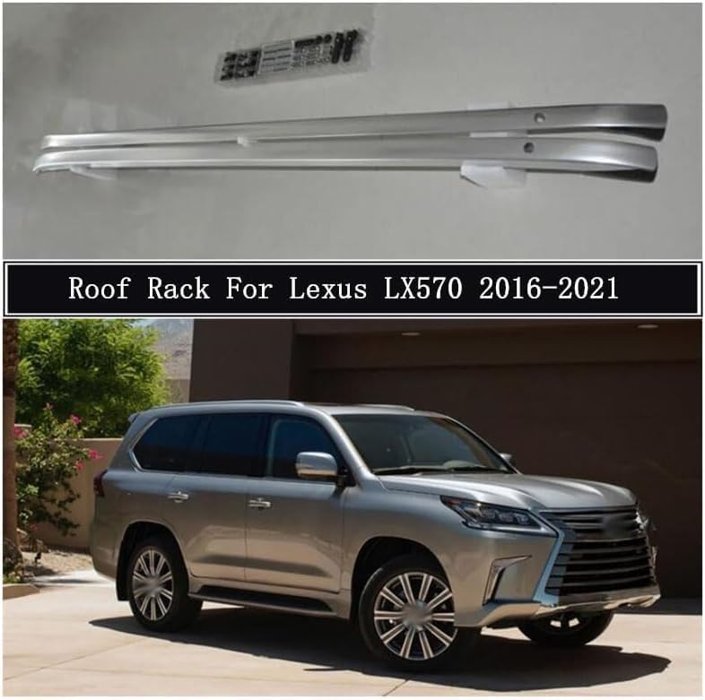 Car roof rack rails for Lexus LX570 2016-2021