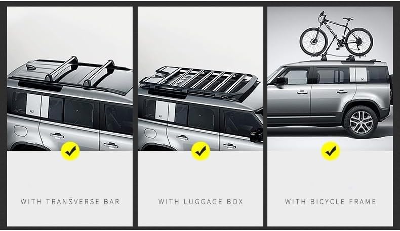 Car roof rack rails for Land Rover Defender 2020-2022