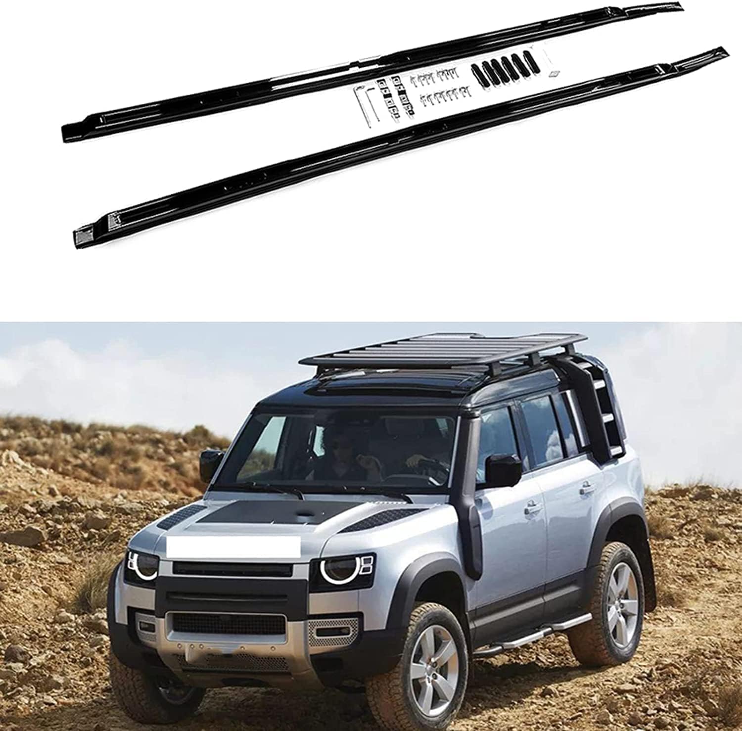 Car roof rack rails for Land Rover Defender 2020-2022