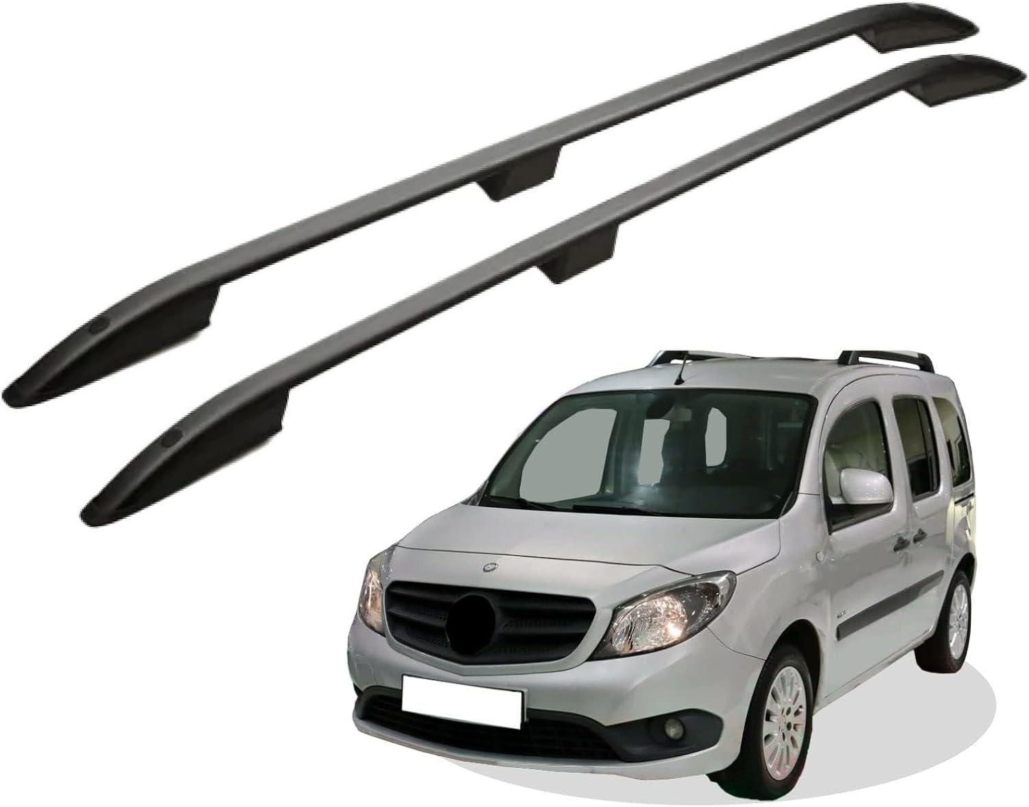Car roof rack rails for Mercedes Benz Citan L2 2012+