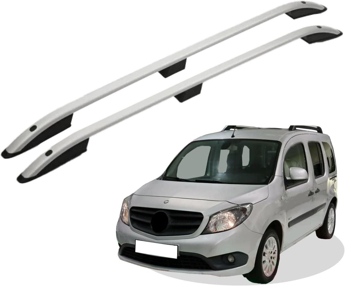 Car roof rack rails for Mercedes Benz Citan L2 2012+