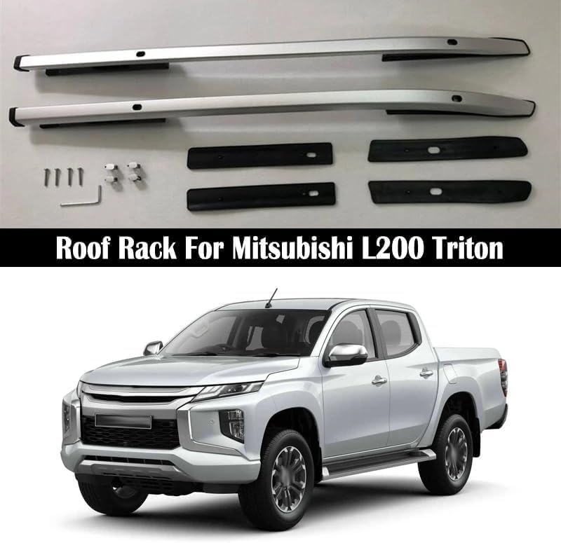 Car roof rack rails for Mitsubishi L200 Triton 2007-2022