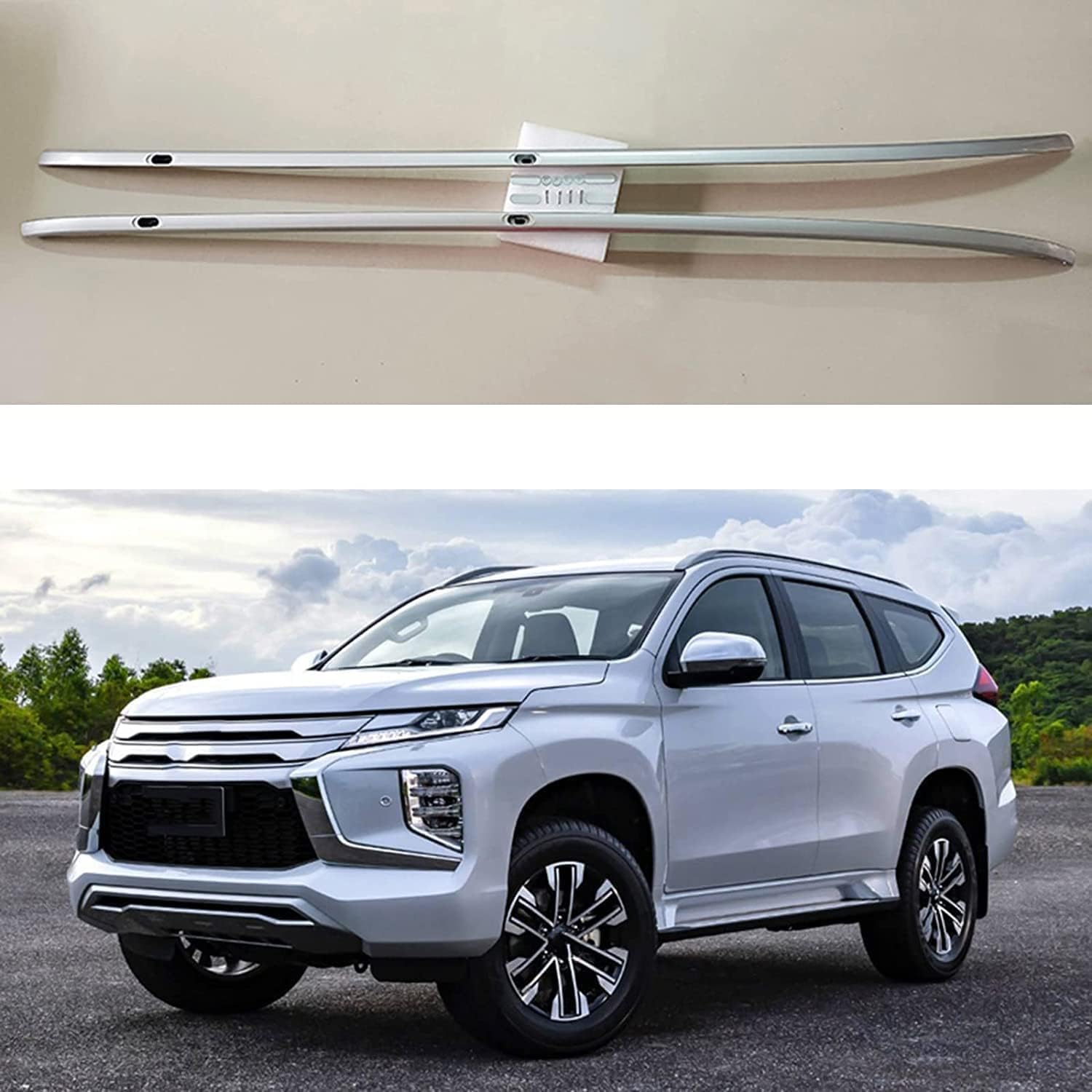 Car roof rack rails for Mitsubishi Montero Pajero Sport 2016-2022 2021