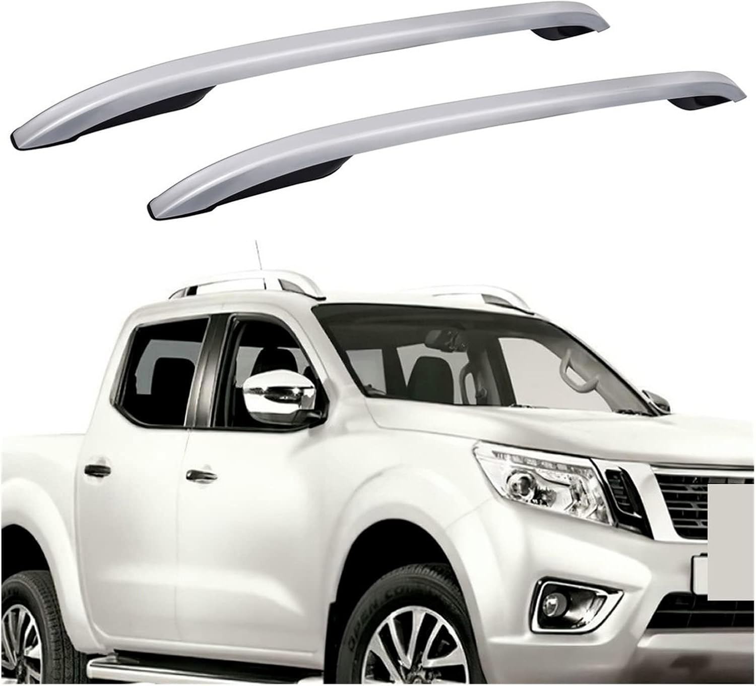 Car roof rack rails for Nissan NP Np300 Navara Camioneta 4 Puertas 2012-2018