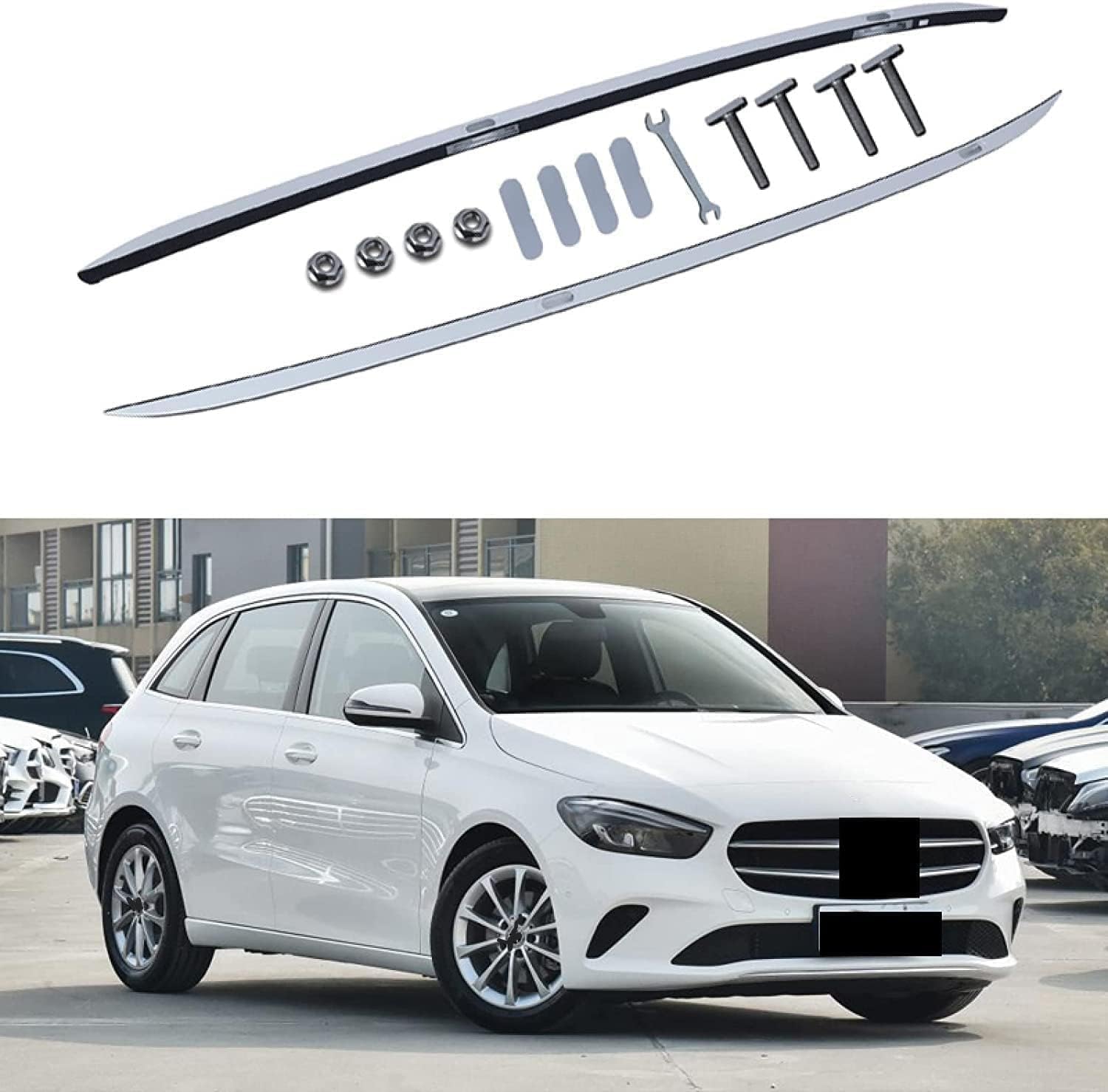 Car roof rack rails for Mercedes Benz W247 B180 B200 2020 2021+