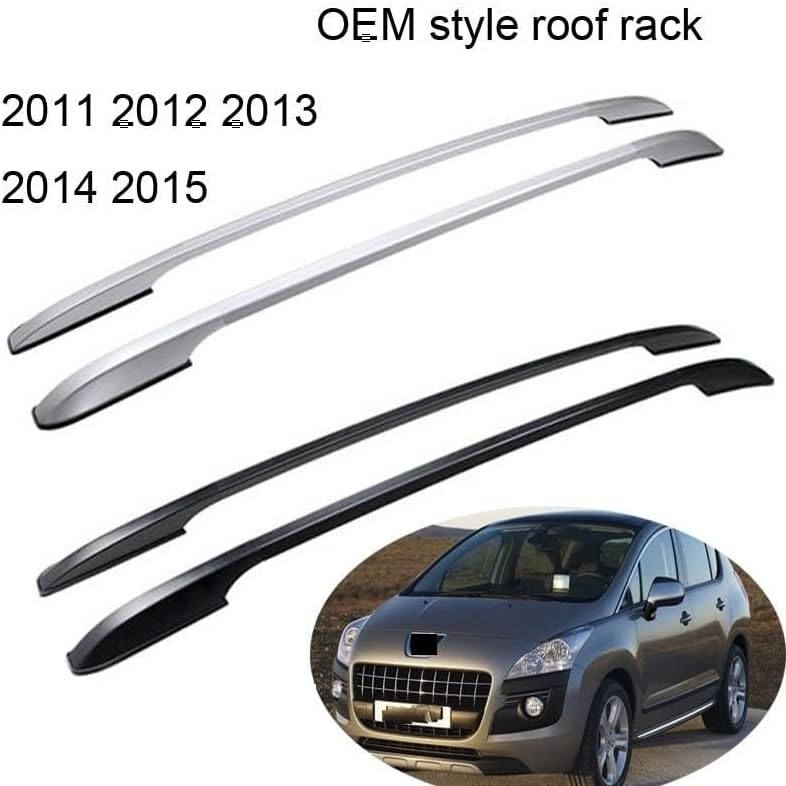 Car roof rack rails for Peugeot 3008 2011 2012 2013 2014 2015