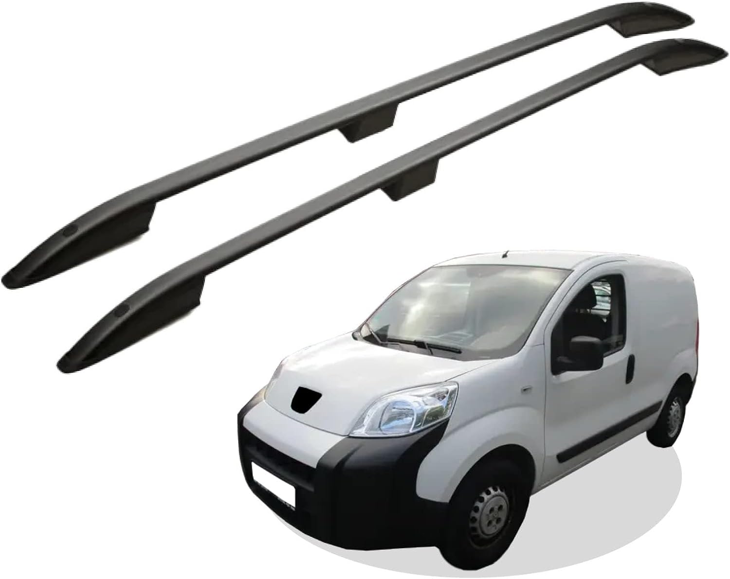 Car roof rack rails for Peugeot Bipper 2008+